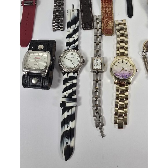 Lot of 20 As Is Watches Bulk Armitron Geneva Dickies Embassy FOR PARTS ONLY - Picture 6 of 12